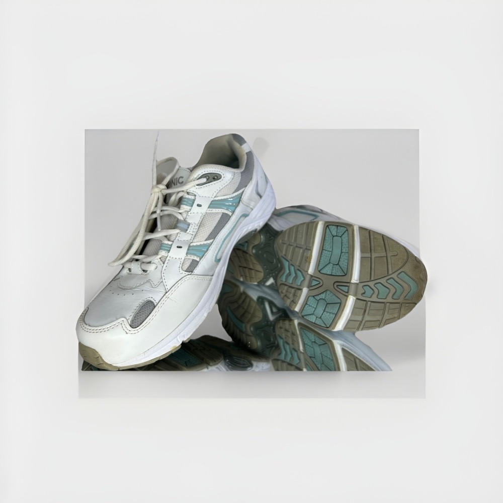 VIONIC Women White Walker Classic Sneaker Sz 9 Good Condition W Orthotic‎ Insole